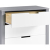 Colby 3-drawer Dresser, Grey and White - Dressers - 7