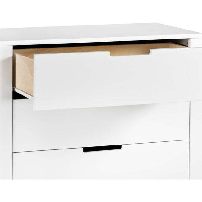 Colby 3-drawer Dresser, White Finish - Dressers - 4