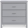 Charlie 3-Drawer Dresser, Grey - Dressers - 1 - thumbnail