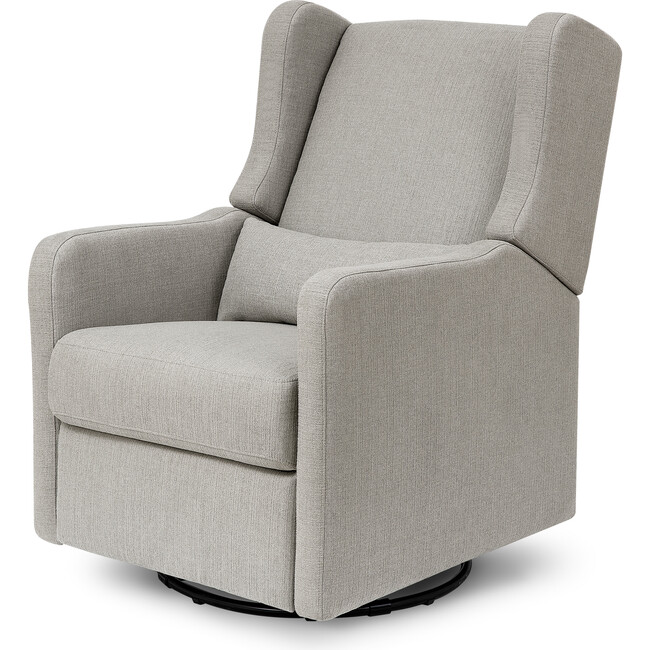 Arlo Recliner and Swivel Glider, Grey Linen - Nursery Chairs - 1