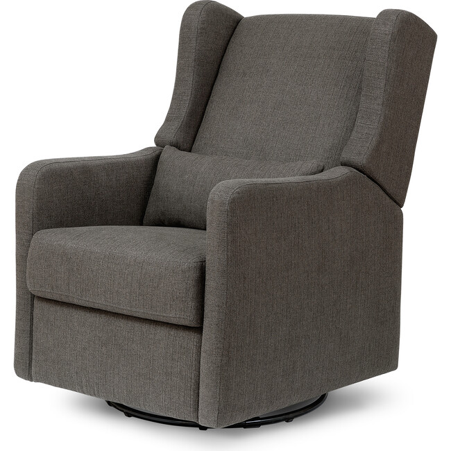 Arlo Recliner and Swivel Glider, Charcoal Linen - Nursery Chairs - 1