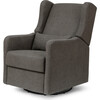 Arlo Recliner and Swivel Glider, Charcoal Linen - Nursery Chairs - 1 - thumbnail