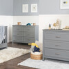 Charlie 3-Drawer Dresser, Grey - Dressers - 2