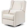 Arlo Recliner and Swivel Glider, Cream Linen - Nursery Chairs - 1 - thumbnail