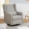 Arlo Recliner and Swivel Glider, Grey Linen - Nursery Chairs - 2