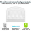 Charlie 4-in-1 Convertible Crib, White - Cribs - 4