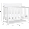Anders 4-in-1 Convertible Crib, White - Cribs - 2