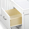 Charlie 4-in-1 Convertible Mini Crib & Changer, White - Cribs - 4