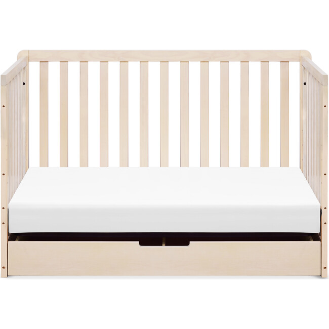Colby 4-in-1 Convertible Crib With Trundle Drawer, Washed Natural - Cribs - 6