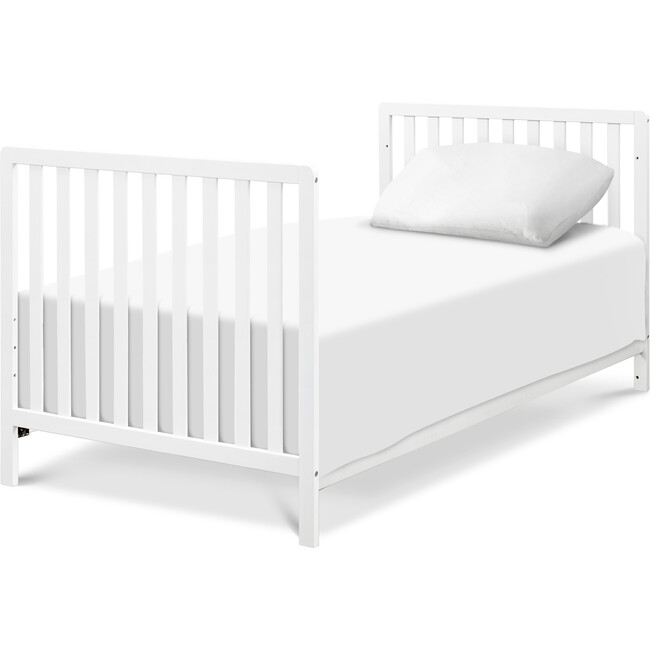 Colby 4-in-1 Convertible Mini Crib with Trundle, White - Cribs - 6