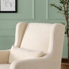 Adrian Swivel Glider with Storage Ottoman, Ivory Boucle - Nursery Chairs - 3