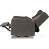Arlo Recliner and Swivel Glider, Charcoal Linen - Nursery Chairs - 5 - thumbnail