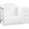 Charlie 4-in-1 Convertible Mini Crib & Changer, White - Cribs - 6