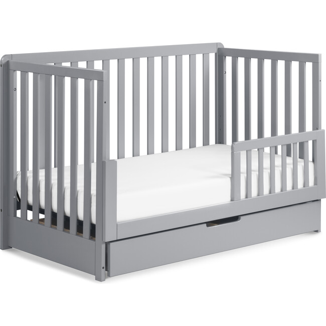 Colby 4-in-1 Convertible Crib With Trundle Drawer, Grey - Cribs - 6