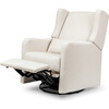 Arlo Recliner and Swivel Glider, Cream Linen - Nursery Chairs - 7