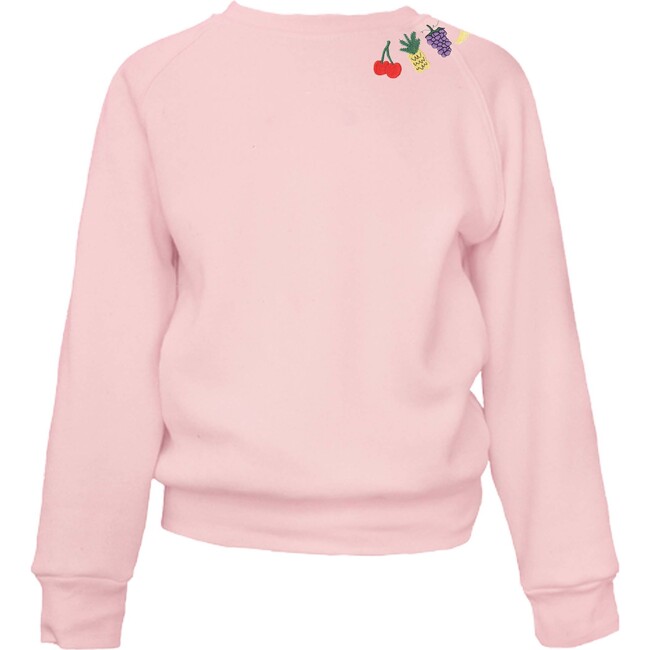 Kids Fruit Loop Sweatshirt, Sunset Pink - Sweatshirts - 1