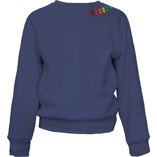 Kids Rainbow S Classic Crew Sweatshirt, Zuma Blue