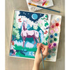 Paint By Numbers, Moonlit Unicorn - Painting - 2