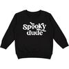 Spooky Dude L/S Sweatshirt, Black - Sweatshirts - 1 - thumbnail