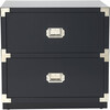 Anew 2-Drawer Campaign Dresser, Blue - Dressers - 1 - thumbnail