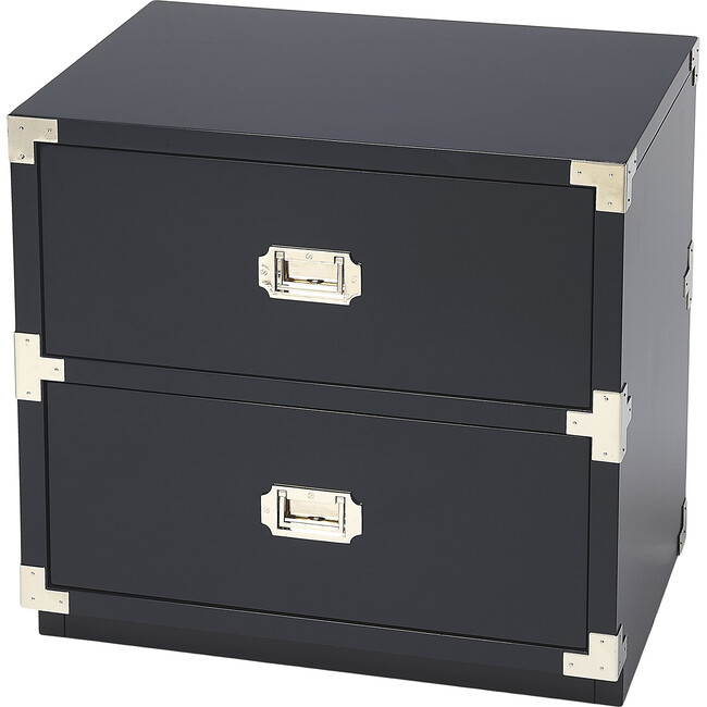 Anew 2-Drawer Campaign Dresser, Blue - Dressers - 2