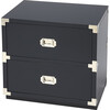 Anew 2-Drawer Campaign Dresser, Blue - Dressers - 2
