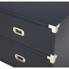 Anew 2-Drawer Campaign Dresser, Blue - Dressers - 3