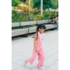 Ribbed Knit Cotton Set, Bubblegum - Mixed Apparel Set - 4