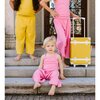 Ribbed Knit Cotton Set, Bubblegum - Mixed Apparel Set - 6