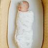 Organic Cotton Muslin Swaddle Blanket, Pencil Floral - Swaddles - 2 - thumbnail