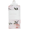 Organic Cotton Muslin Swaddle Blanket, Watercolor Floret - Swaddles - 4 - thumbnail