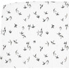 Organic Cotton Muslin Crib Sheet, Swallows - Crib Sheets - 1 - thumbnail