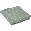 Organic Cotton Muslin Swaddle Blanket, Sage Suns - Swaddles - 3