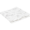 Organic Cotton Muslin Swaddle Blanket, Pencil Floral - Swaddles - 3