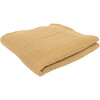 Organic Cotton Muslin Swaddle Blanket, Wheat - Swaddles - 3 - thumbnail