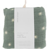 Organic Cotton Muslin Crib Sheet, Sage Suns - Sheets - 1 - thumbnail