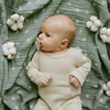 Organic Cotton Muslin Swaddle Blanket Set, Sage Suns - Swaddles - 2 - thumbnail