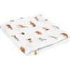 Organic Cotton Muslin Swaddle Blanket, Animal Crackers - Swaddles - 3 - thumbnail