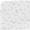 Organic Cotton Muslin Crib Sheet, Pencil Floral - Crib Sheets - 1 - thumbnail