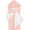 Infant Hooded Towel & Washcloth Set, Rose Petal - Towels - 1 - thumbnail