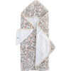 Infant Hooded Towel & Washcloth Set, Pressed Petals - Towels - 1 - thumbnail
