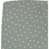 Organic Cotton Muslin Crib Sheet, Sage Suns - Sheets - 3 - thumbnail
