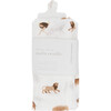 Organic Cotton Muslin Swaddle Blanket, Animal Crackers - Swaddles - 4