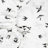 Organic Cotton Muslin Crib Sheet, Swallows - Crib Sheets - 3