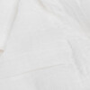 Organic Cotton Muslin Swaddle Blanket, White - Swaddles - 4 - thumbnail
