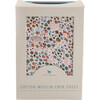 Cotton Muslin Crib Sheet, Pressed Petals - Sheets - 1 - thumbnail