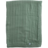 Deluxe Muslin Baby Quilt, Sage - Quilts - 3