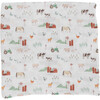 Cotton Muslin Swaddle Blanket, Farmyard - Swaddles - 3