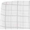 Cotton Muslin Crib Sheet, Grey Plaid - Crib Sheets - 3