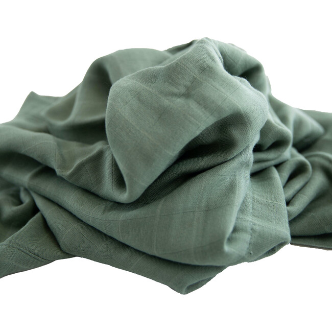 Deluxe Muslin Baby Quilt, Sage - Quilts - 5